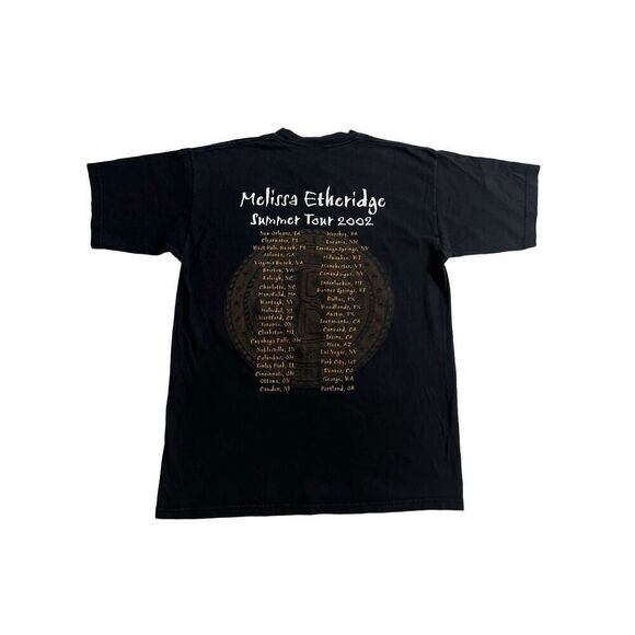 Vintage Melissa Etheridge 2002 Summer Tour T-shirt Size M Made in USA - Picture 4 of 10